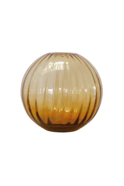 Hot Specktrum Sadie Vase - Line - Amber Small