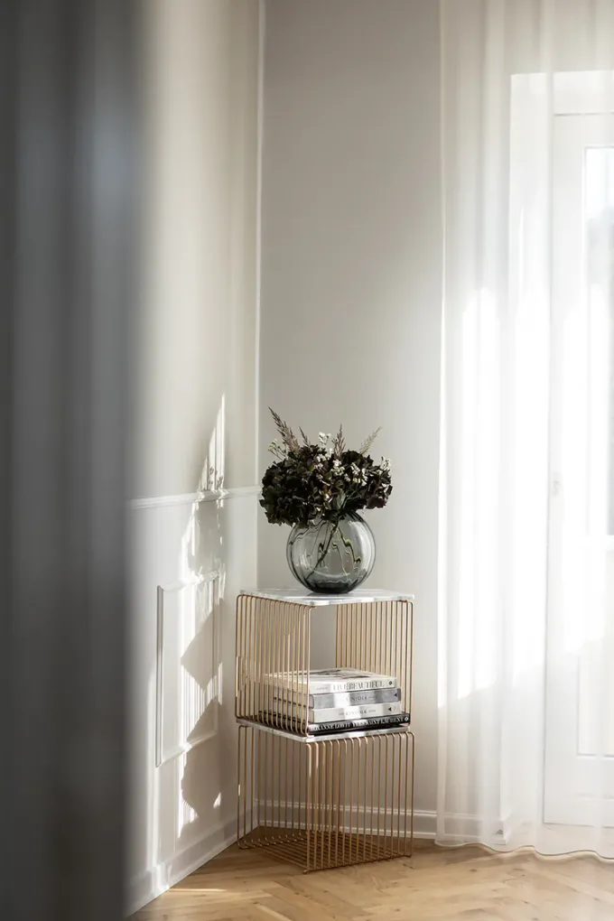 Outlet Specktrum Sadie Vase - Line - Grey Medium