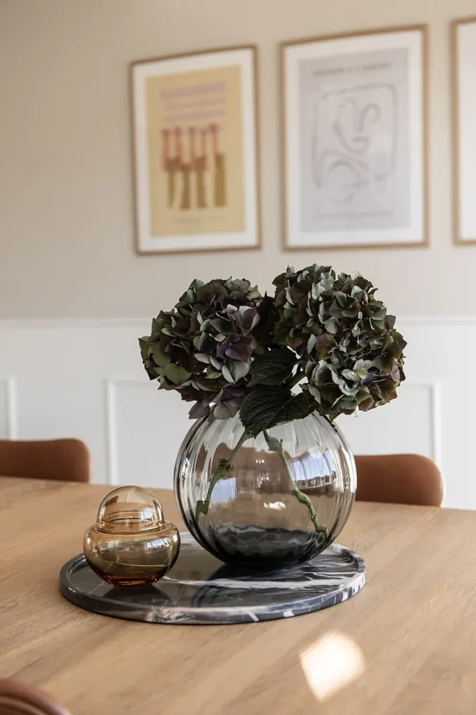 Outlet Specktrum Sadie Vase - Line - Grey Medium