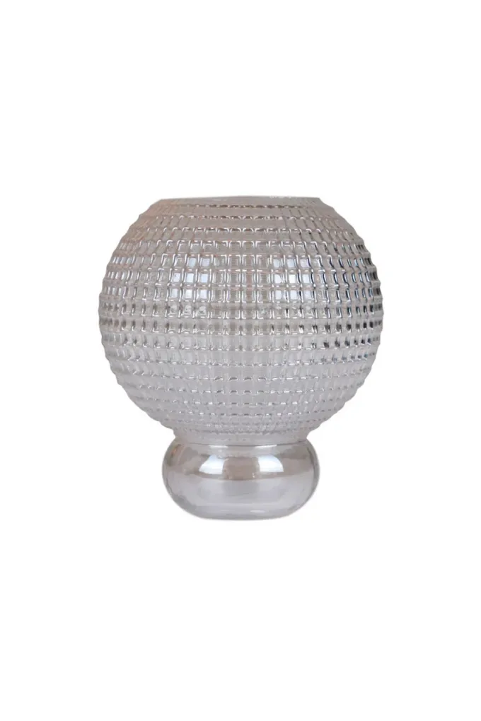 Clearance Specktrum Savanna Vase - Clear Small
