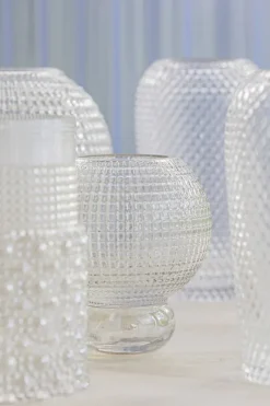 Clearance Specktrum Savanna Vase - Clear Small