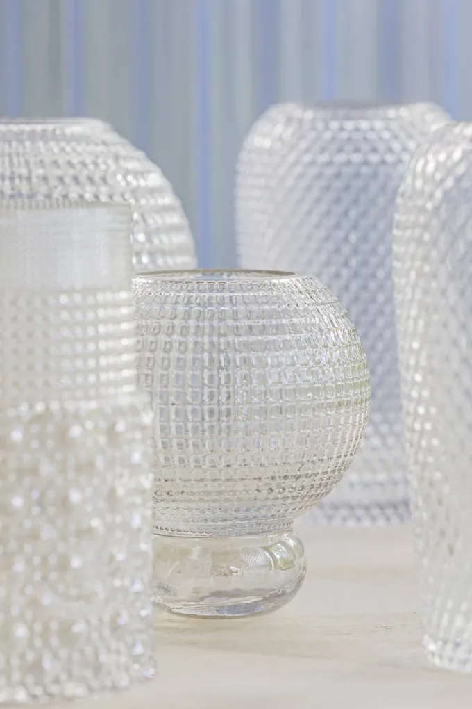 Clearance Specktrum Savanna Vase - Clear Small
