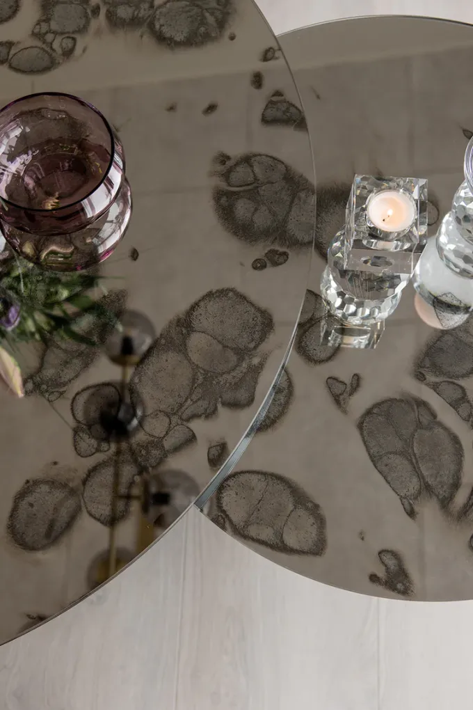 Best Specktrum Shade Coffee Table - Silver Antique Small