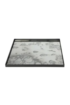 Discount Specktrum Silver Antique Tray - Silver Antique Square