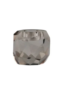 Clearance Specktrum Storm T-Light Candle Holder - Light Smoke Single