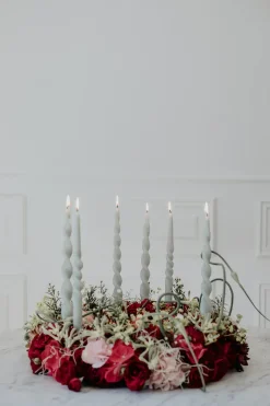 Sale Specktrum The Curly Candle Collection - Packed with 4 Pieces per box - Essential Emerald Fully Curled