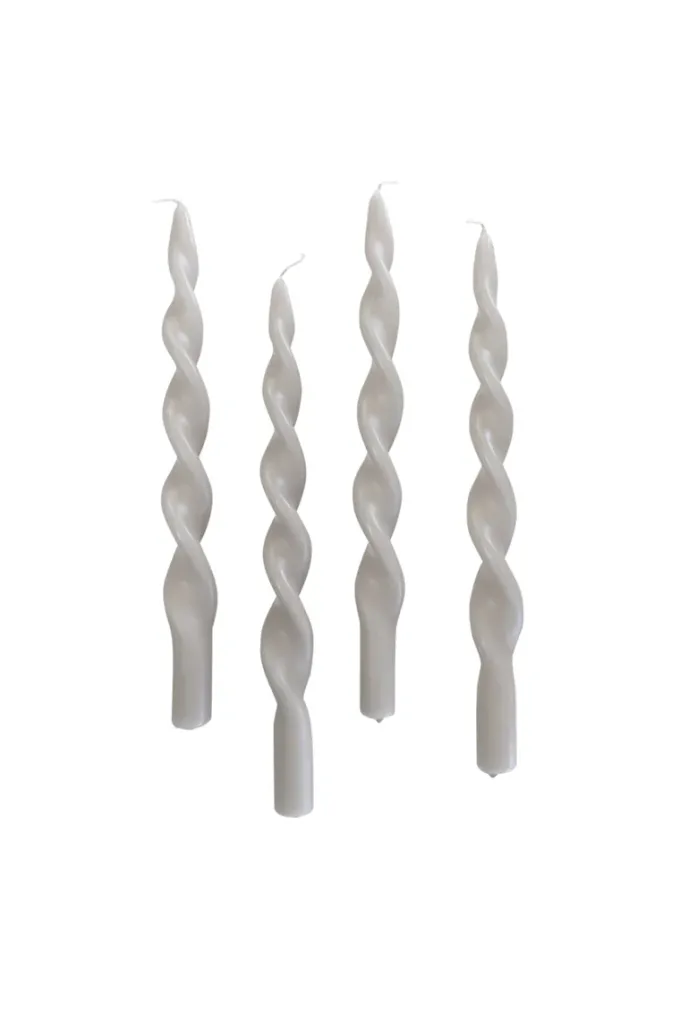 Best Specktrum The Curly Candle Collection - Packed with 4 Pieces per box - Thunder Grey Fully Curled