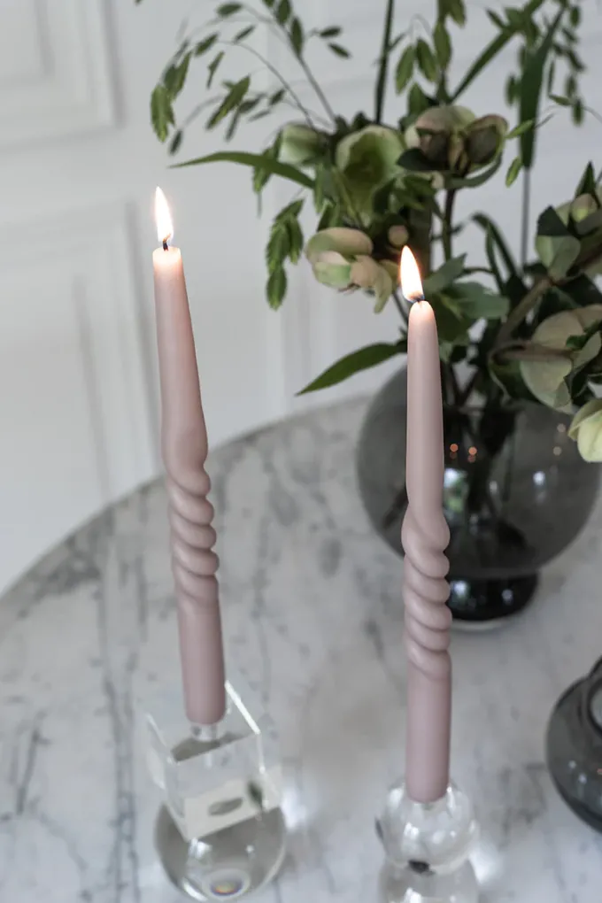 Discount Specktrum The Curly Candle Collection - Packed with 4 Pieces per box - Blossom Blush Middle Curled