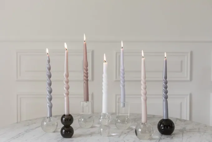 Discount Specktrum The Curly Candle Collection - Packed with 4 Pieces per box - Blossom Blush Middle Curled