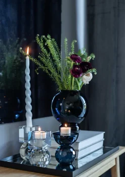 Hot Specktrum The Curly Candle Collection - Packed with 4 Pieces per box - Mighty Blue Fully Curled