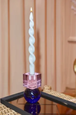 Hot Specktrum The Curly Candle Collection - Packed with 4 Pieces per box - Mighty Blue Fully Curled