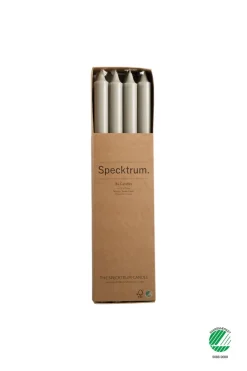 Online Specktrum The Extravagant Candle - Nordic Swan Ecolabel - 8 Pieces - Thunder Grey