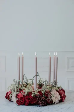 New Specktrum The Extravagant Candle - Nordic Swan Ecolabel - 8 Pieces - Blossom Blush