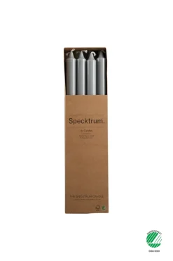 Online Specktrum The Extravagant Candle - Nordic Swan Ecolabel - 8 Pieces - Steel Grey