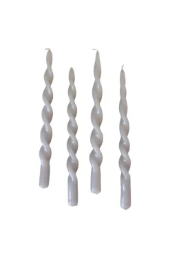 Discount Specktrum The Glossy Candle Collection - Packed with 4 pieces per box - Thunder Grey Fully Curled