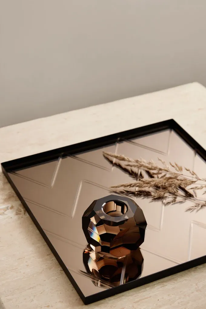 Best Specktrum The Herringbone Tray - Bronze Square
