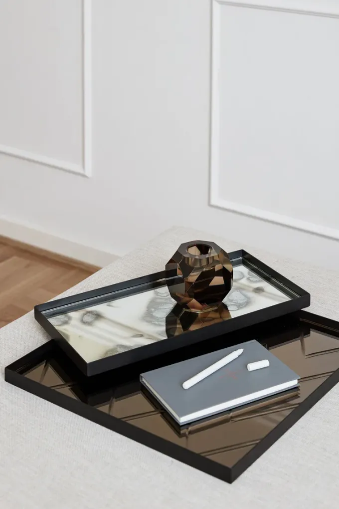 Best Specktrum The Herringbone Tray - Bronze Square