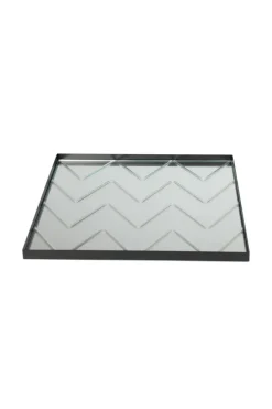 Hot Specktrum The Herringbone Tray - Clear Square