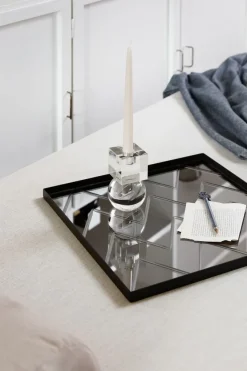 Sale Specktrum The Herringbone Tray - Grey Square