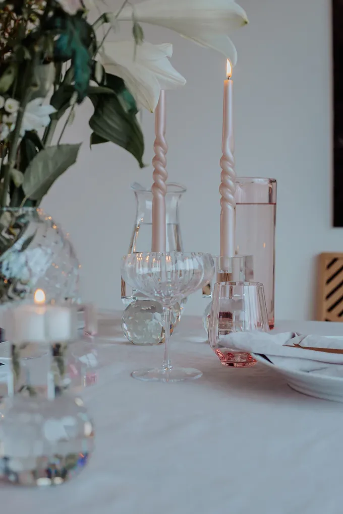 Online Specktrum The Pearl Candle Collection - Packed with 4 Pieces per box - Bloom Pearl Middle Curled