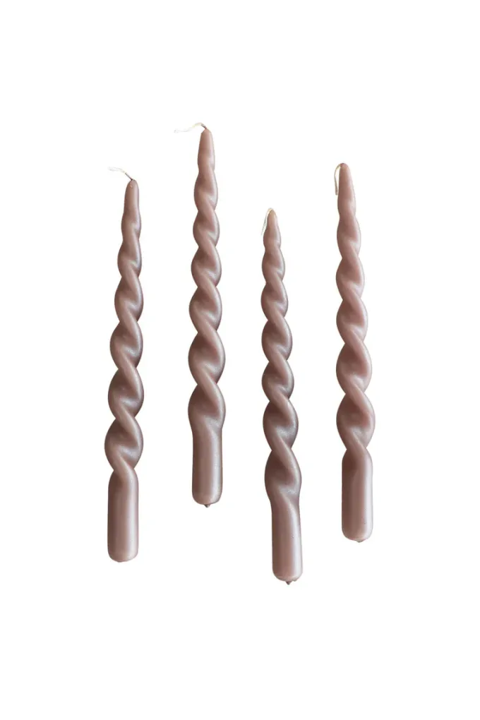 Best Specktrum The Pearl Candle Collection - Packed with 4 Pieces per box - Major Mahoni Fully Curled
