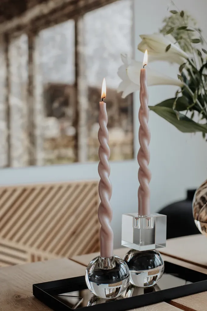 Best Specktrum The Pearl Candle Collection - Packed with 4 Pieces per box - Major Mahoni Fully Curled