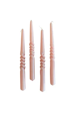 Specktrum The Pearl Candle Collection - Packed with 4 Pieces per box - Cherry Pearl Middle Curled