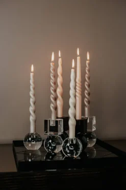 Hot Specktrum The Pearl Candle Collection - Packed with 4 Pieces per box - Bloom Pearl Fully Curled