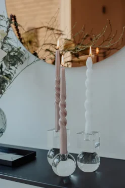 Discount Specktrum The Pearl Candle Collection - Packed with 4 Pieces per box - Major Mahoni Middle Curled