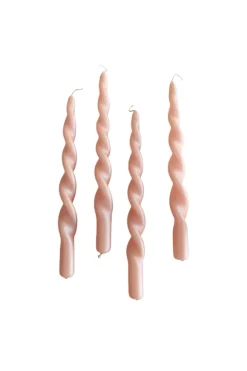 Online Specktrum The Pearl Candle Collection - Packed with 4 Pieces per box - Cherry Pearl Fully Curled