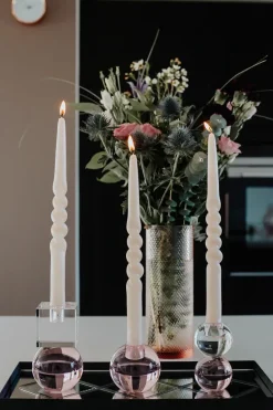 Outlet Specktrum The Pearl Candle Collection - Packed with 4 Pieces per box - Nude Pearl Middle Curled
