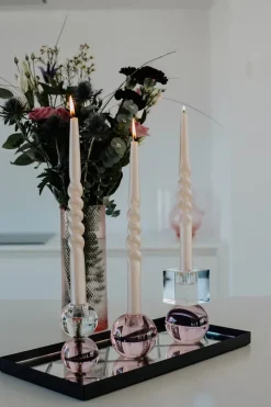 Outlet Specktrum The Pearl Candle Collection - Packed with 4 Pieces per box - Nude Pearl Middle Curled