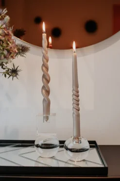 Clearance Specktrum The Pearl Candle Collection - Packed with 4 Pieces per box - French Pearl Middle Curled