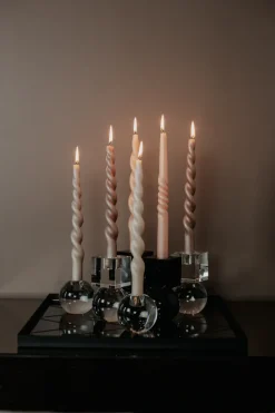 Hot Specktrum The Pearl Candle Collection - Packed with 4 Pieces per box - Nude Pearl Fully Curled