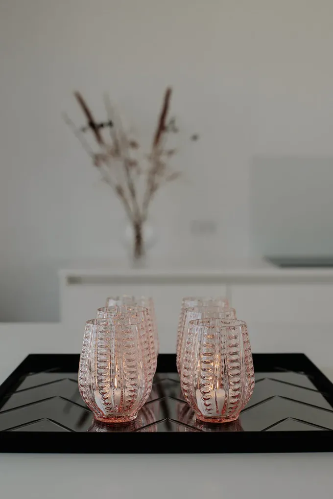 Outlet Specktrum Twisted Drinking Glass - Blossom