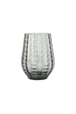 Discount Specktrum Twisted Drinking Glass - Grey